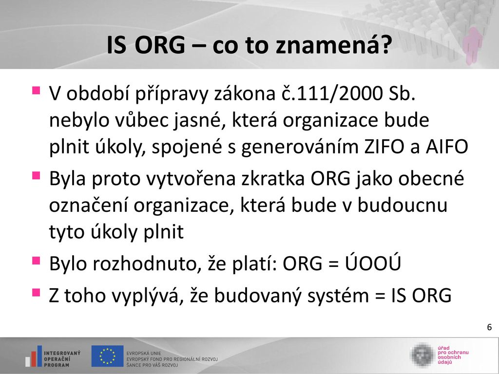 Eva Vrbová ředitelka Odboru základních identifikátorů ppt stáhnout